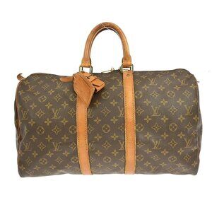LOUIS VUITTON KEEPALL 45 DUFFLE HANDBAG MONOGRAM M41428 VI882 YQ03868 BN02